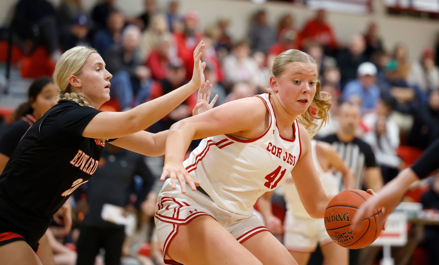 Visitation Christmas Tournament, first round: Edwardsville v. Cor Jesu